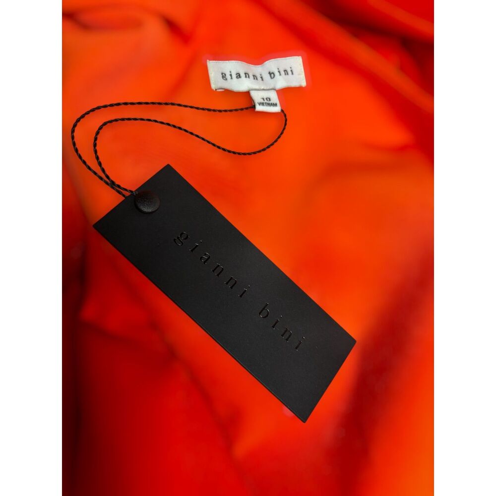 Gianni Bini Orange Dress Size 10 NWT - Picture 7 of 7